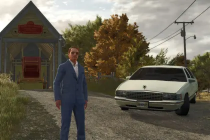 Автомобіль Cadillac DeVille 1997 для Farming Simulator 25