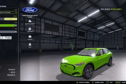 Автомобіль Ford Mustang Mach-E 2022 для Farming Simulator 25 — 4