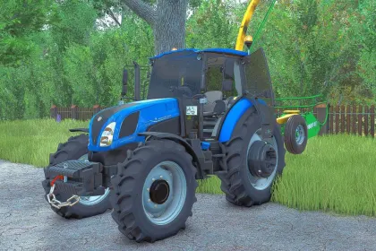 Трактор New Holland T5 Bluemaster для Farming Simulator 22 — 3
