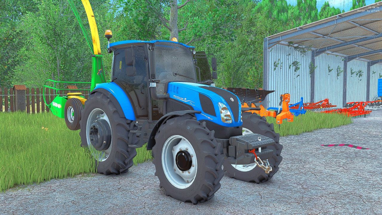 Трактор New Holland T5 Bluemaster для Farming Simulator 22