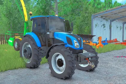 Трактор New Holland T5 Bluemaster для Farming Simulator 22 — 4