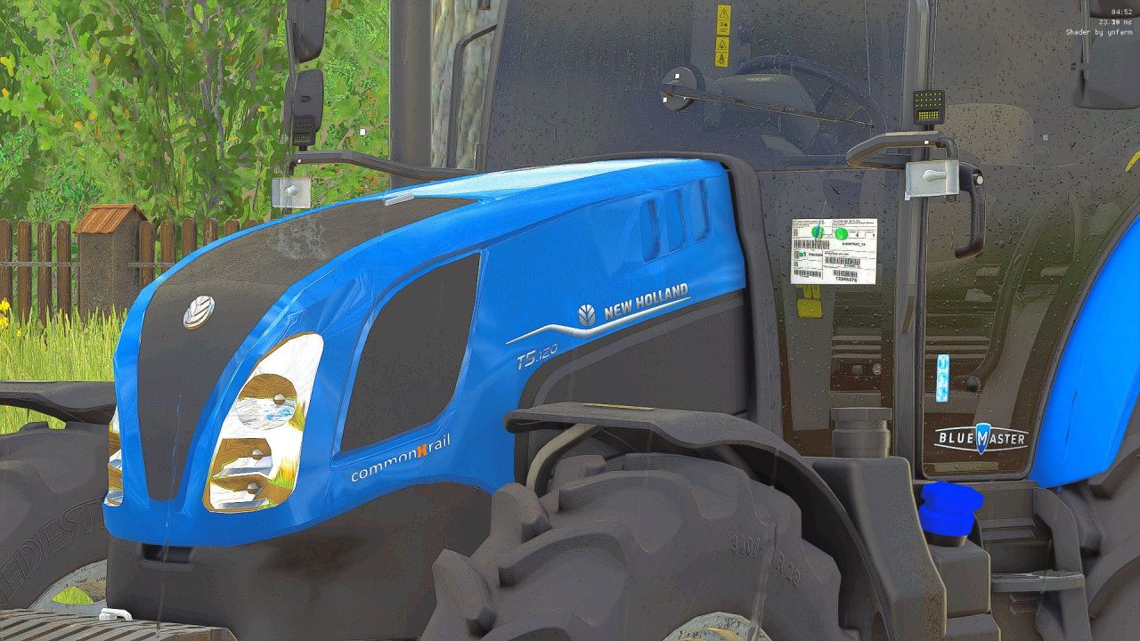 Трактор New Holland T5 Bluemaster для Farming Simulator 22