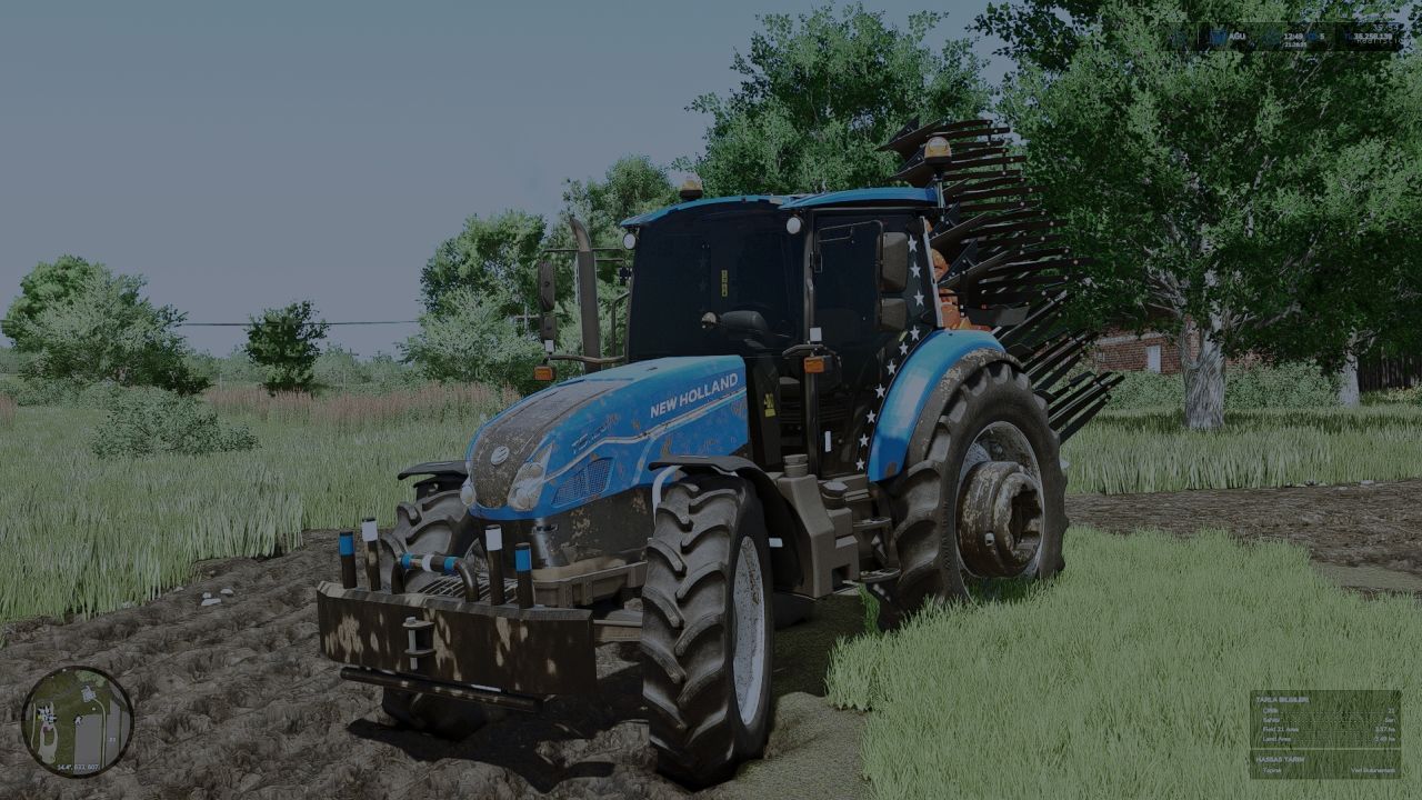 Трактор New Holland T5 AC DC Series для Farming Simulator 22