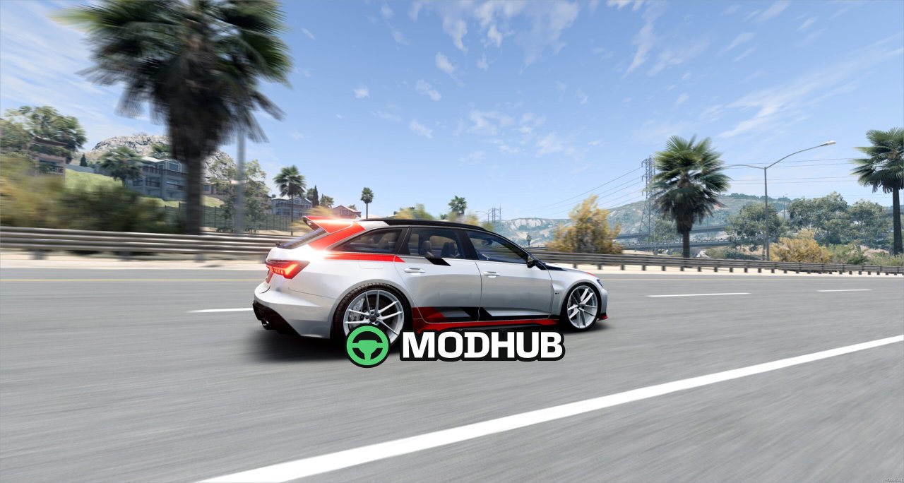 Автомобіль Audi RS6 для BeamNG.drive