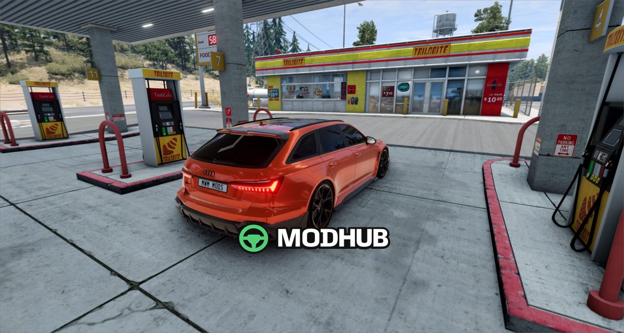Автомобіль Audi RS6 для BeamNG.drive