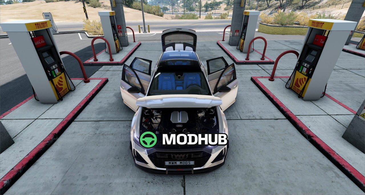 Автомобіль Audi RS6 для BeamNG.drive