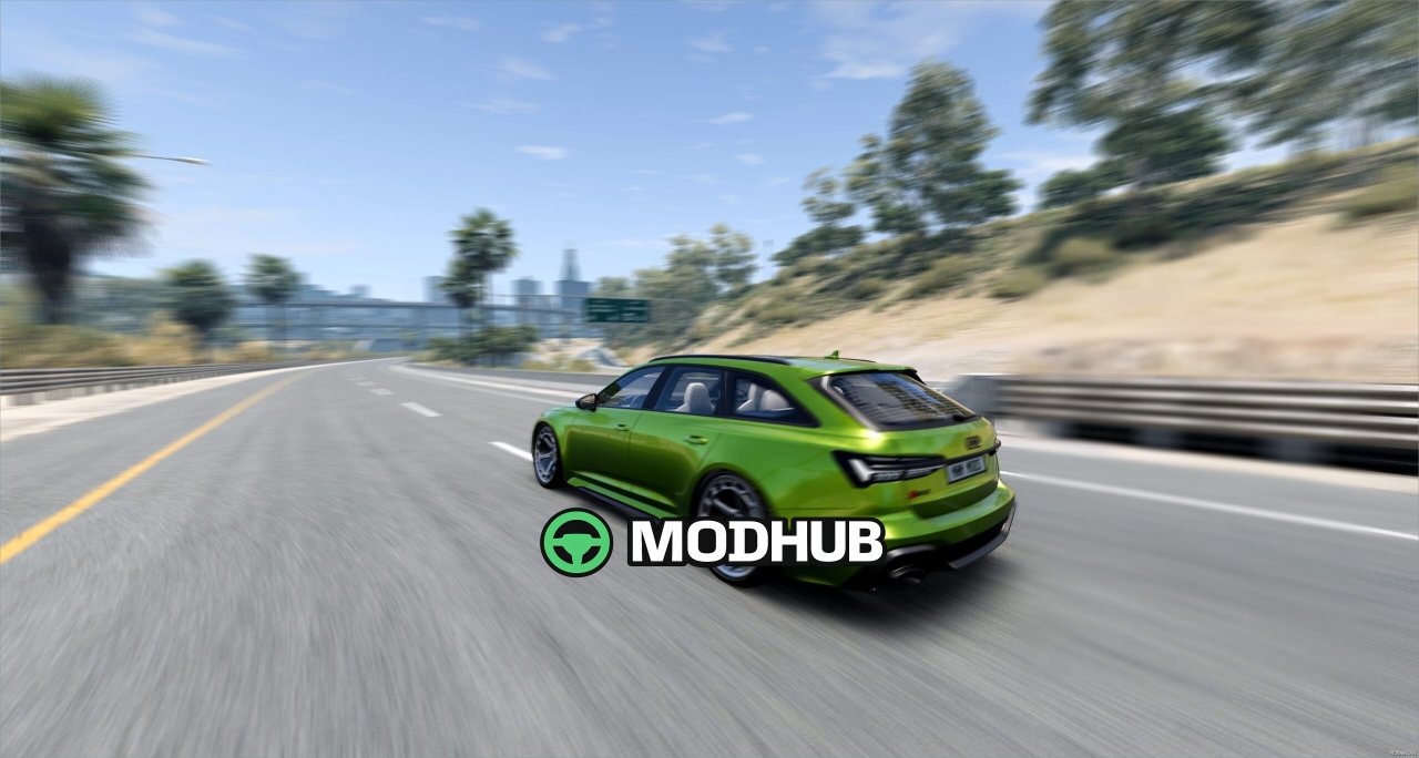 Автомобіль Audi RS6 для BeamNG.drive