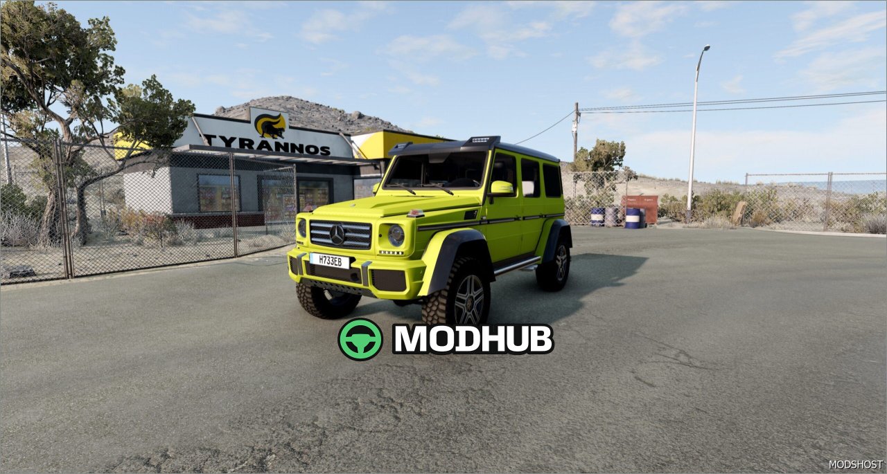 Автомобіль Mercedes G Class для BeamNG.drive