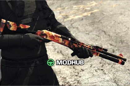 Дробовик Benelli M4 для GTA 5 — 1