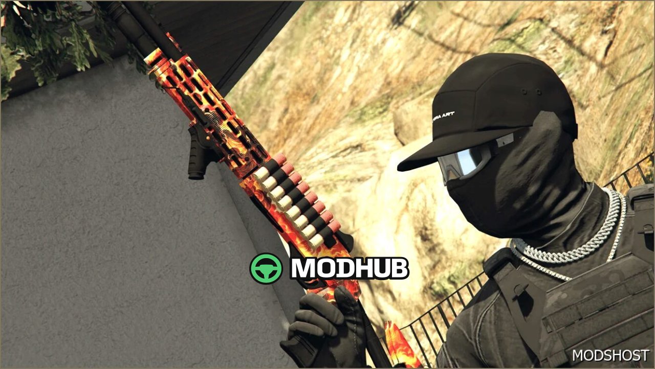 Дробовик Benelli M4 для GTA 5