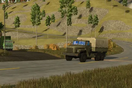 Легендарна Вантажівка Ural 4320 для Farming Simulator 25 — Військова Логістика та Перевезення — 2