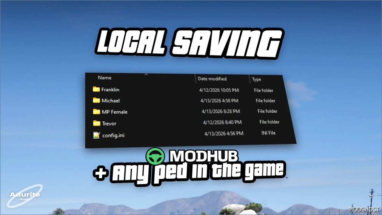 Мод для збереження одягу для GTA 5