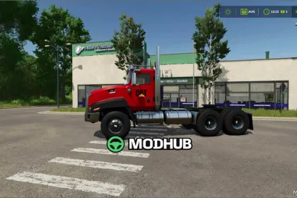 Вантажівка CAT CT660 Semi для Farming Simulator 25