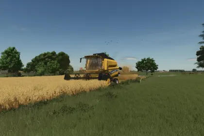 Effizienter Mähdrescher New Holland TC Pack — TC490/TC570/TC590 für schnelles Ernten