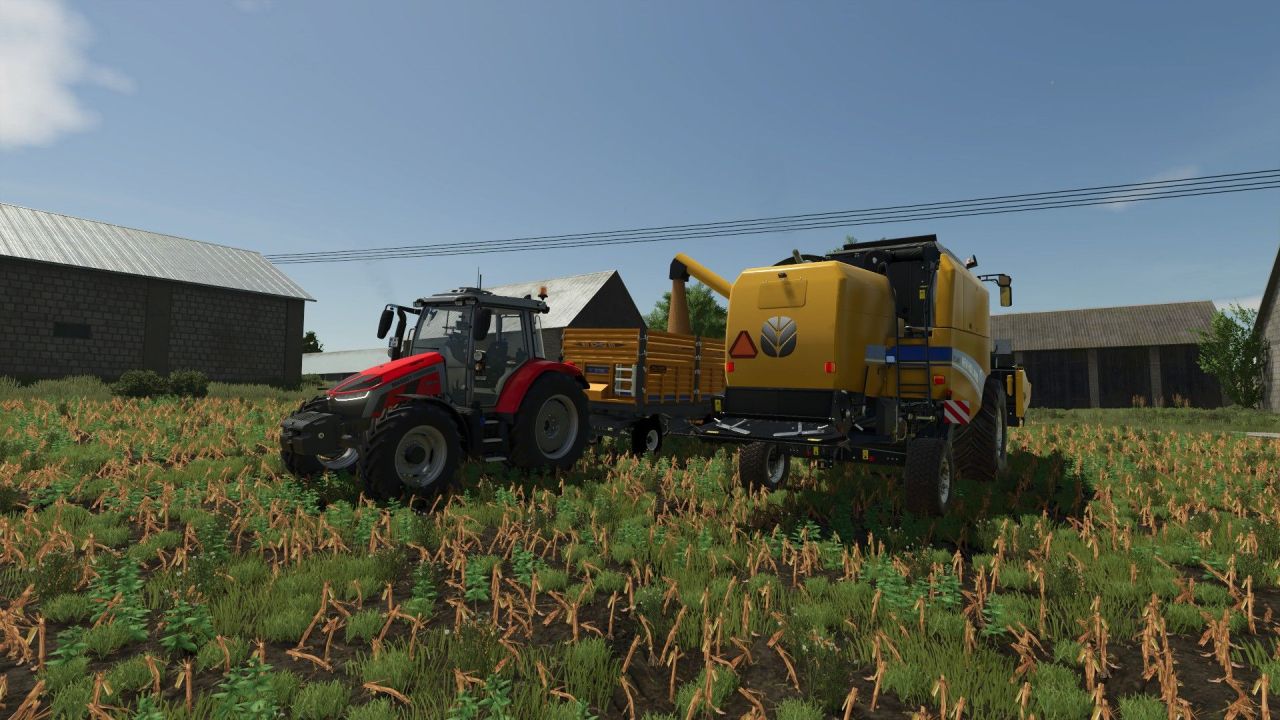 Effizienter Mähdrescher New Holland TC Pack — TC490/TC570/TC590 für schnelles Ernten