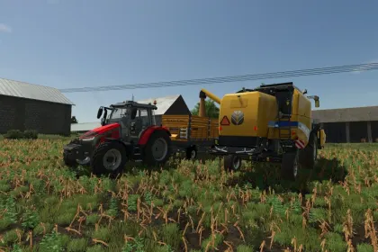 Effizienter Mähdrescher New Holland TC Pack — TC490/TC570/TC590 für schnelles Ernten — 6