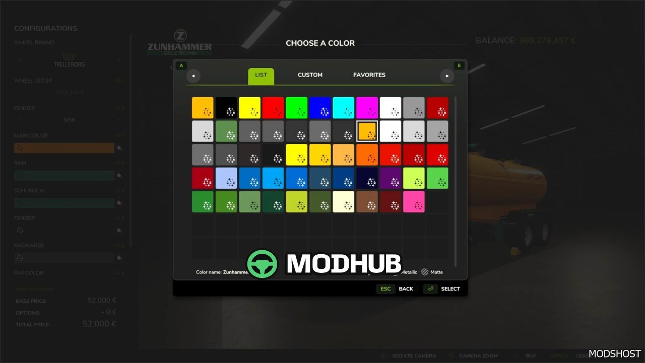 Розкидач гною Zunhammer ULT 24 для Farming Simulator 25