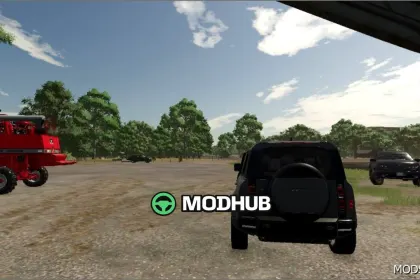 Автомобіль Land Rover 110 2020 для Farming Simulator 25 — 2