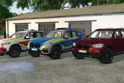 Автомобіль BMW X3 30D 2018 для Farming Simulator 25