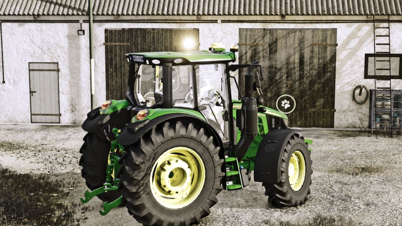 Трактор John Deere 6M для Farming Simulator 25