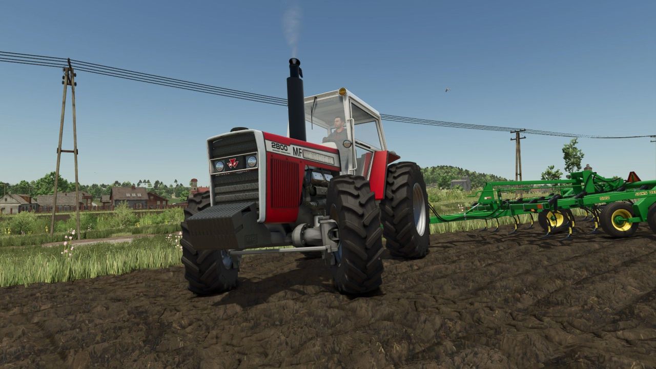 Легендарний Трактор Massey Ferguson 2800 (V8 Perkins) для Farming Simulator 25