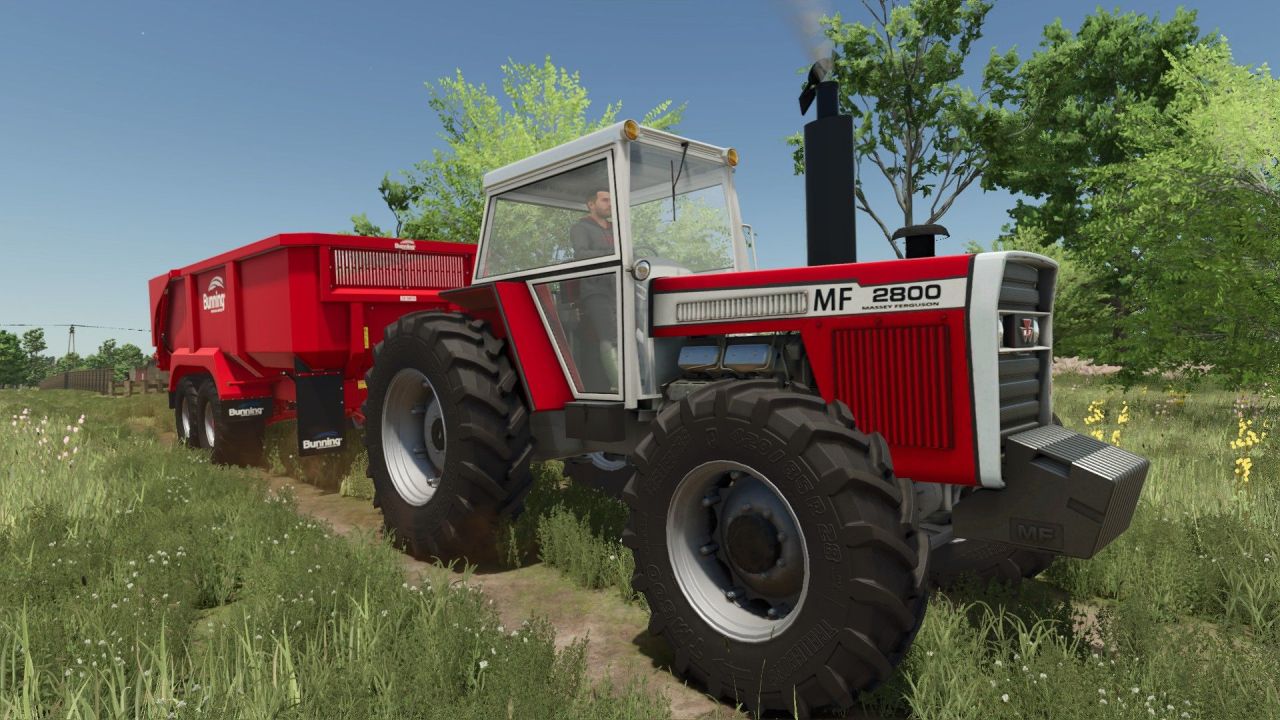 Легендарний Трактор Massey Ferguson 2800 (V8 Perkins) для Farming Simulator 25