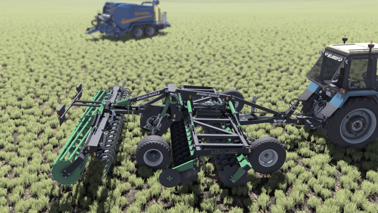 Культиватор Agro Masz BTC50H для Farming Simulator 25