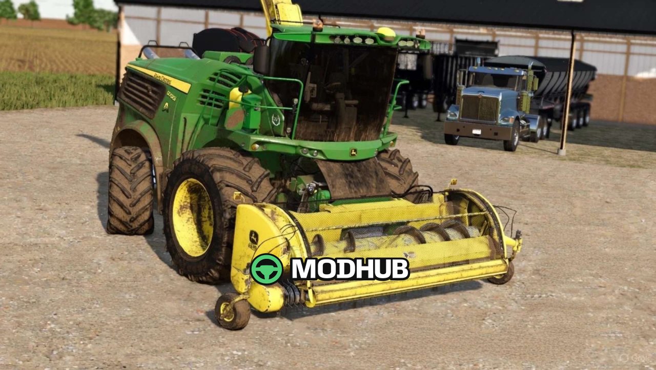 Mod for New John Deere 659 Pickup Head for FS25 — US-style chopping