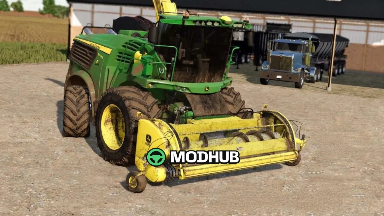 Мод на Новий Підбирач John Deere 659 Pickup Head для FS25 — US-стиль подрібнення