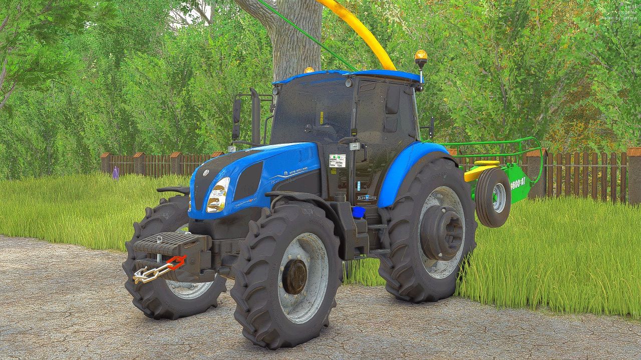 Трактор New Holland T5 Bluemaster для Farming Simulator 25