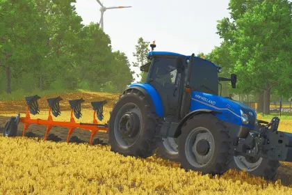 Трактор New Holland T5 AC DC Series для Farming Simulator 25 — 3