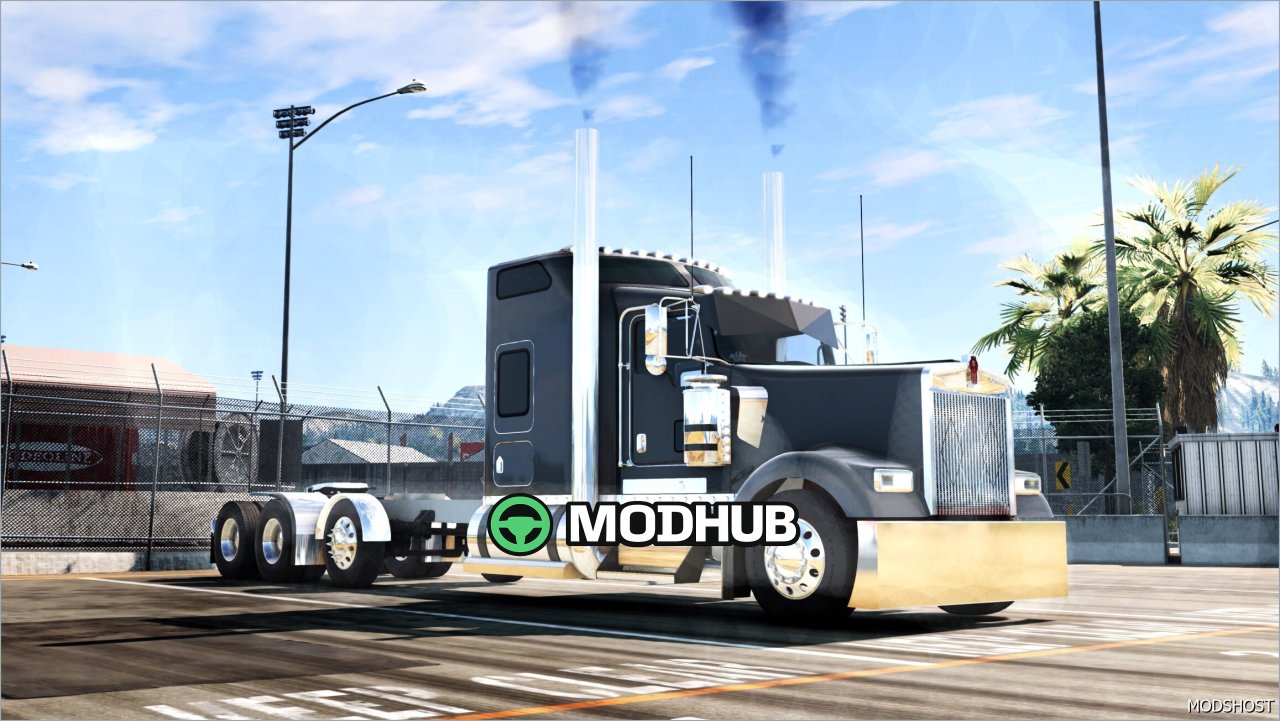 Вантажівка Peterbilt Kenworth W900 для BeamNG.drive