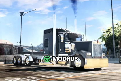 Вантажівка Peterbilt Kenworth W900 для BeamNG.drive — 3