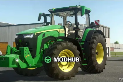 Звук двигуна John Deere 8R Series для Farming Simulator 25 — 1