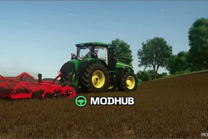 Звук двигуна John Deere 8R Series для Farming Simulator 25 — 2