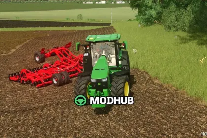 Звук двигуна John Deere 8R Series для Farming Simulator 25 — 3
