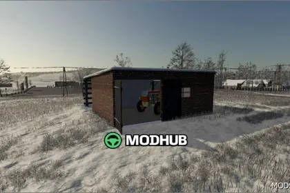 Gebäude Garage und Schuppen für Farming Simulator 25 — 2