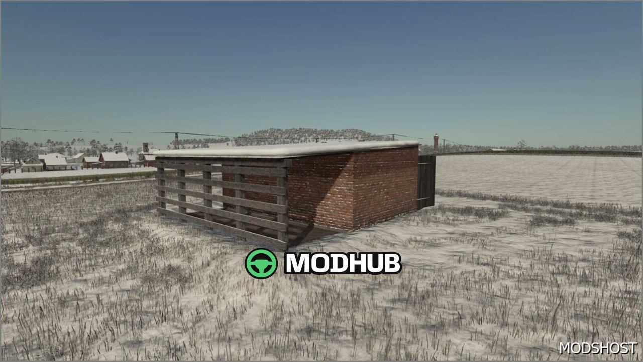 Gebäude Garage und Schuppen für Farming Simulator 25