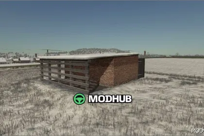 Gebäude Garage und Schuppen für Farming Simulator 25 — 3