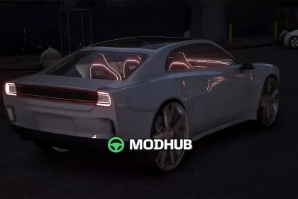 Автомобіль Dodge Forgiato Charger EV для GTA 5 — 1