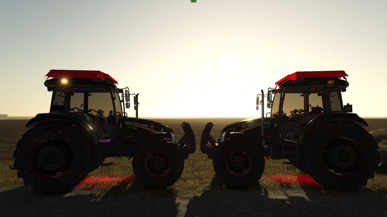 Трактор New Holland TD110D для Farming Simulator 25