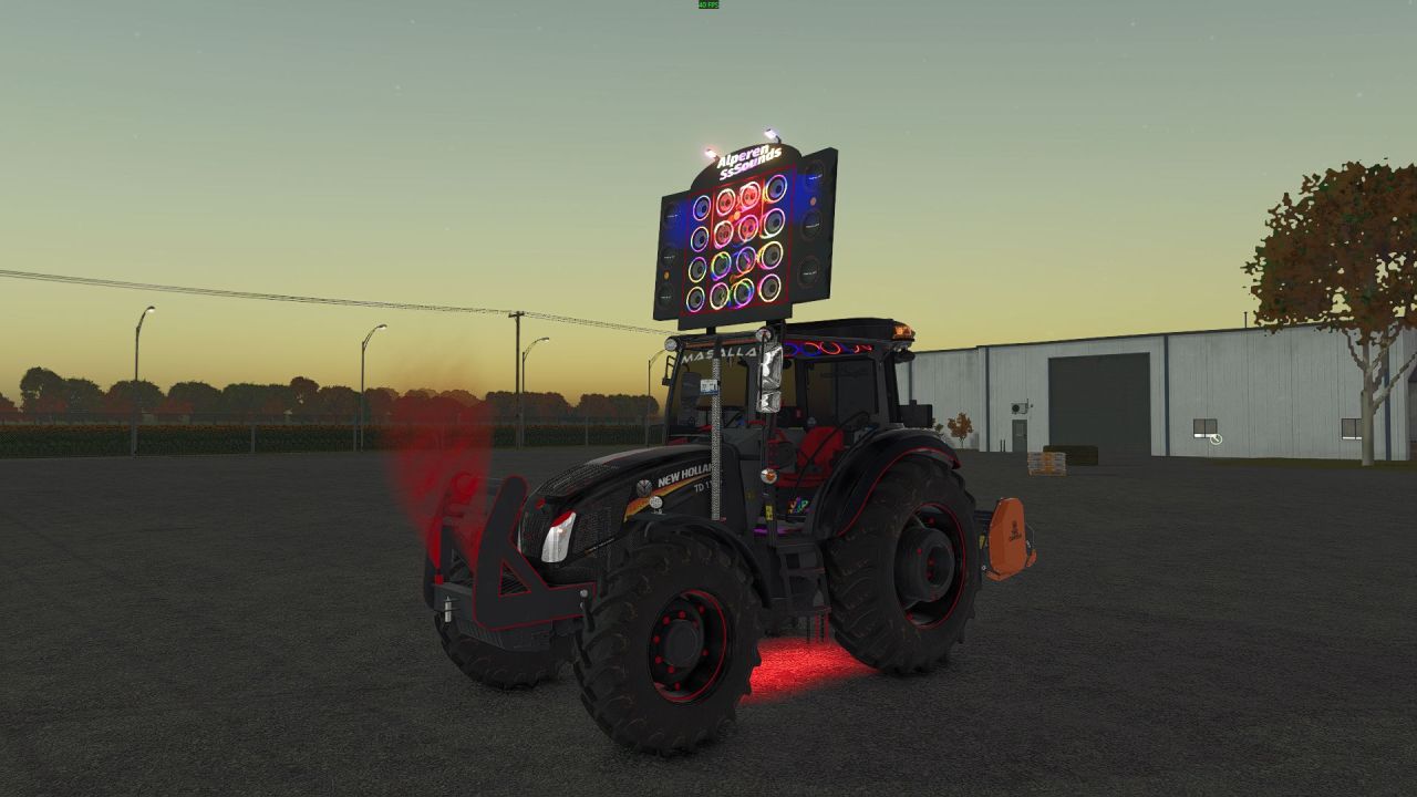 Трактор New Holland TD110D для Farming Simulator 25