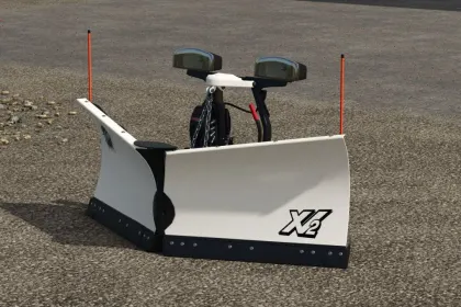 Efektywny lemiesz do odśnieżania FisherV — dla Farming Simulator 25 — 1