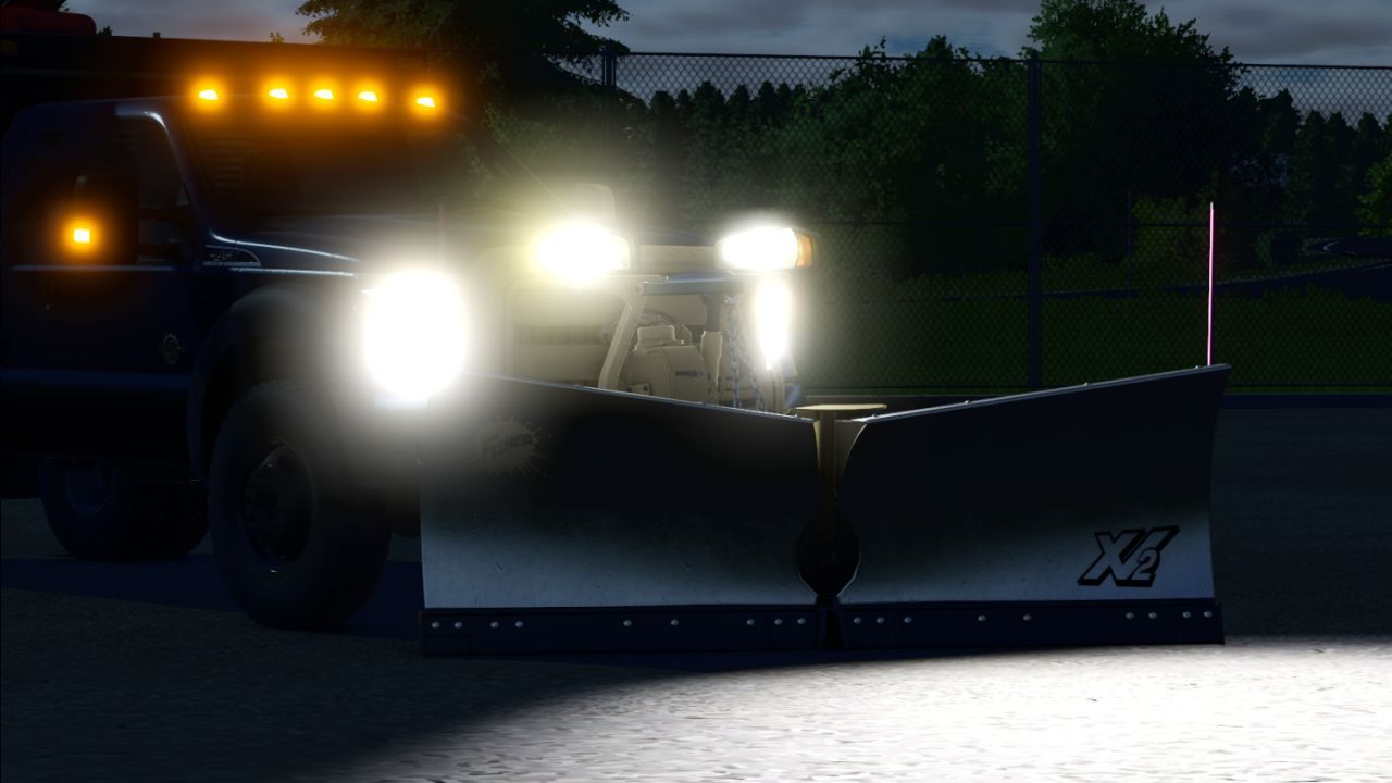 Efficient Snow Plow FisherV — for Farming Simulator 25 - Screenshots