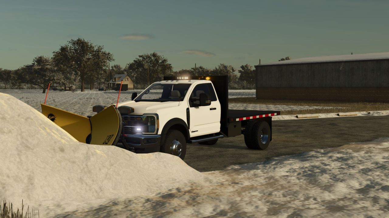 Efficient Snow Plow FisherV — for Farming Simulator 25 - Screenshots