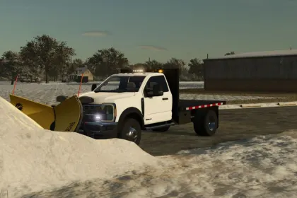 Efektywny lemiesz do odśnieżania FisherV — dla Farming Simulator 25 — 3