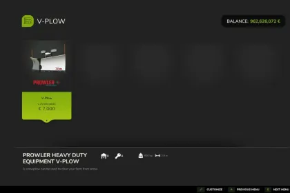 Efektywny lemiesz do odśnieżania FisherV — dla Farming Simulator 25 — 4