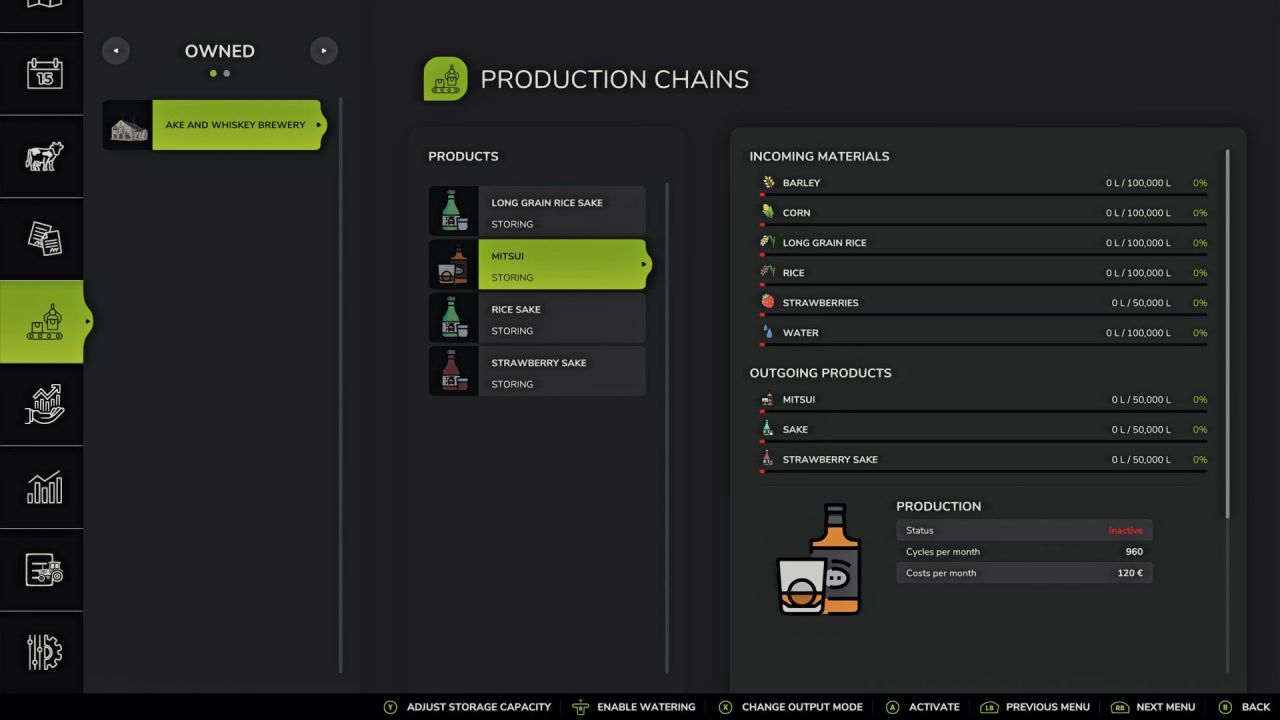Броварня японського саке та віскі для Farming Simulator 25
