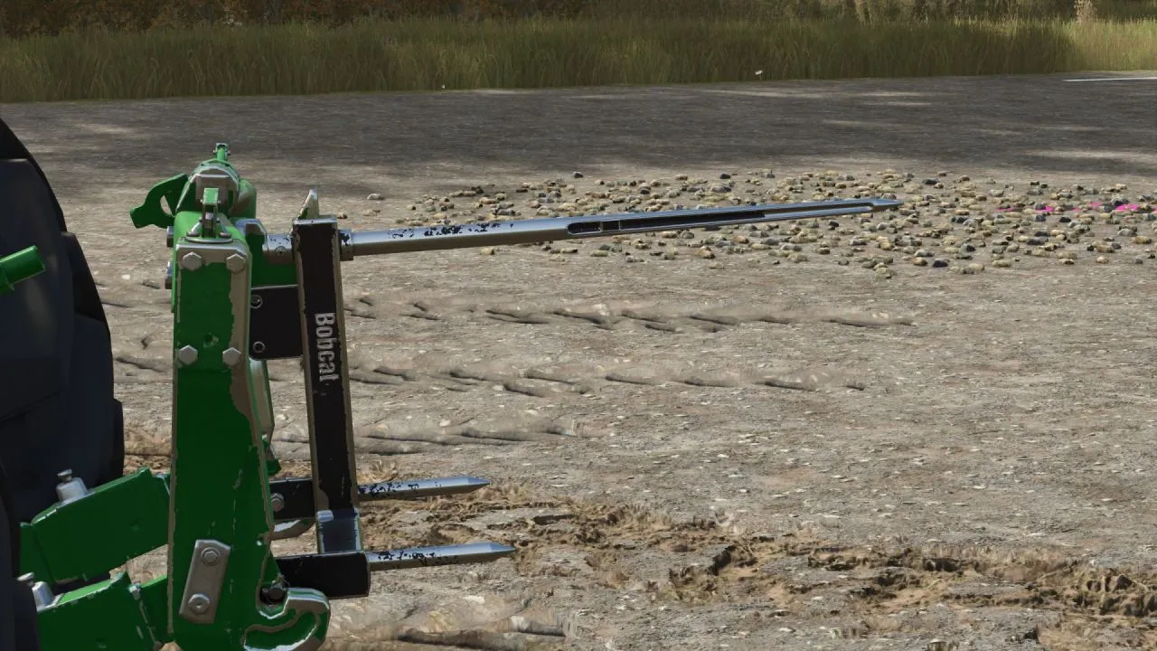Міцні Вила Bobcat 3 Point Bale Fork (Rust Edition) для Тюків у Farming Simulator 25