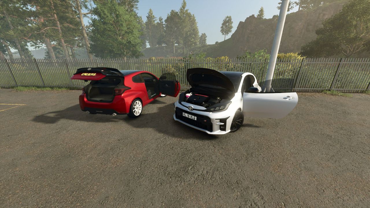 Автомобіль Toyota Yaris GR 2021 для Farming Simulator 25